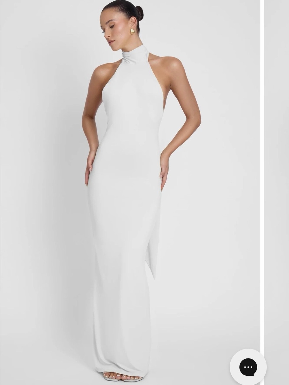 Leau Drape Maxi Dress